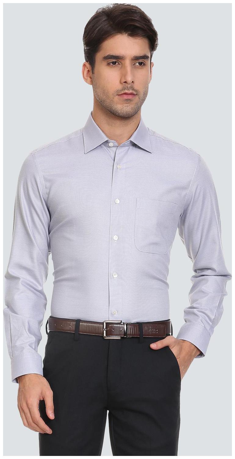 

Louis Philippe Men Regular fit Formal Shirt - Grey