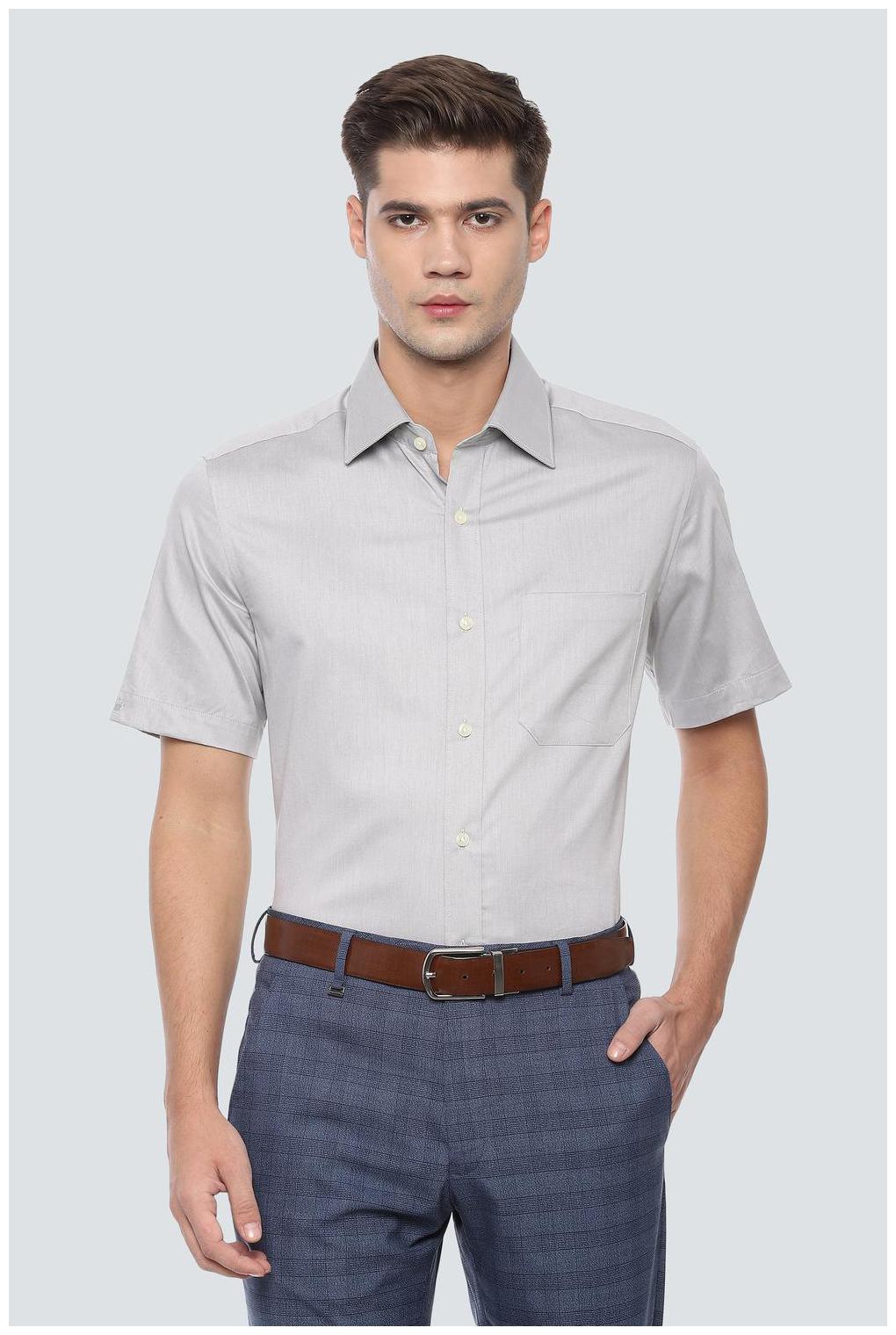 

Louis Philippe Men Regular fit Formal Shirt - Grey