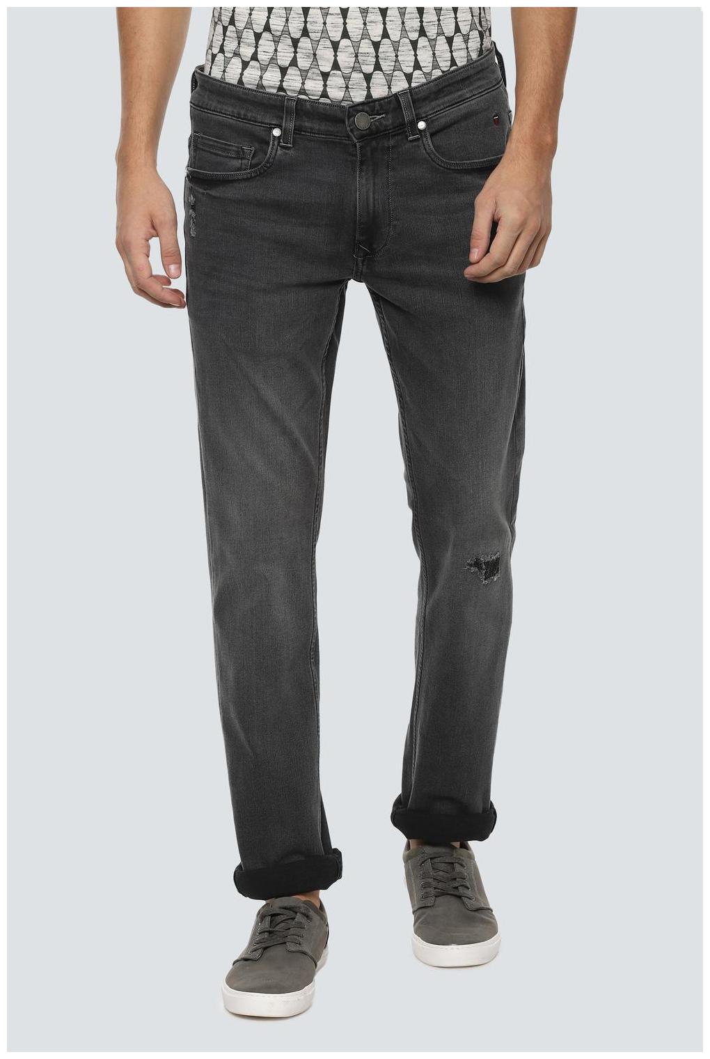 

Louis Philippe Men Grey Slim Fit Jeans