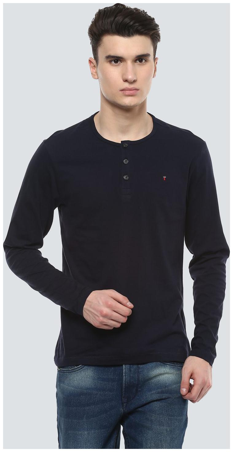 Buy Louis Philippe Navy T Shirt Online 