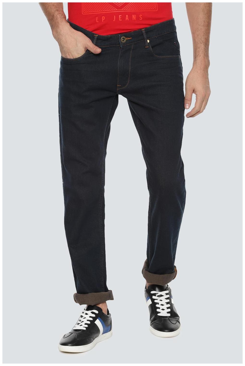 

Louis Philippe Men Navy Blue Slim Fit Jeans