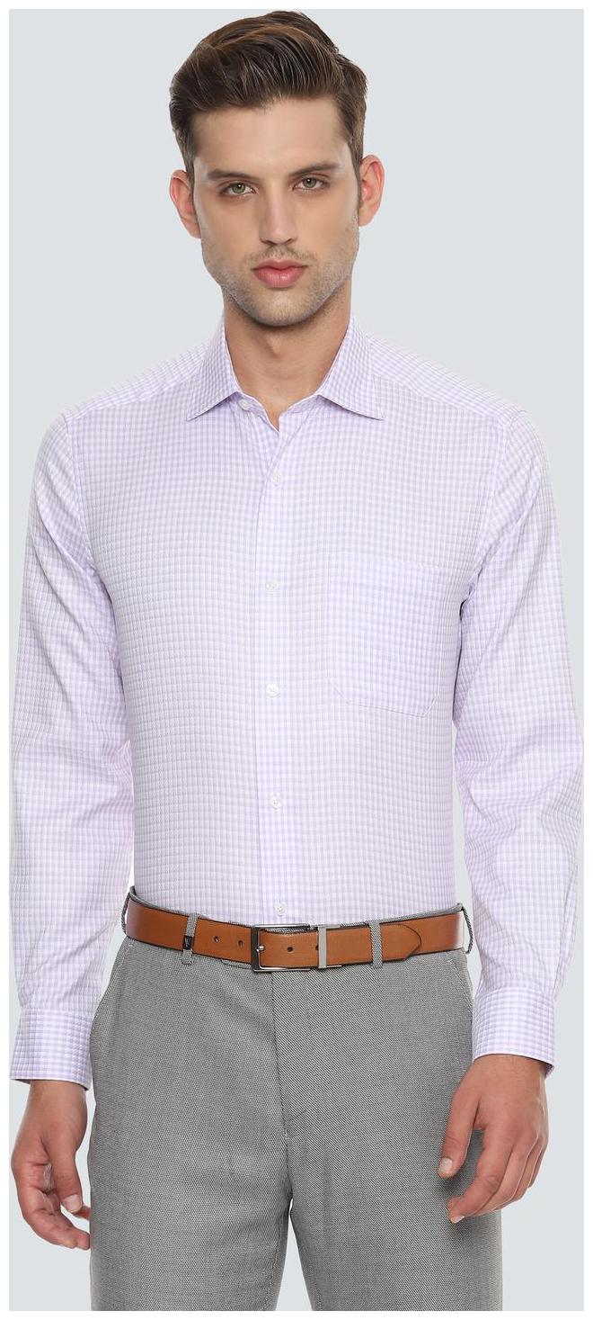 

Louis Philippe Men Regular fit Formal Shirt - Purple