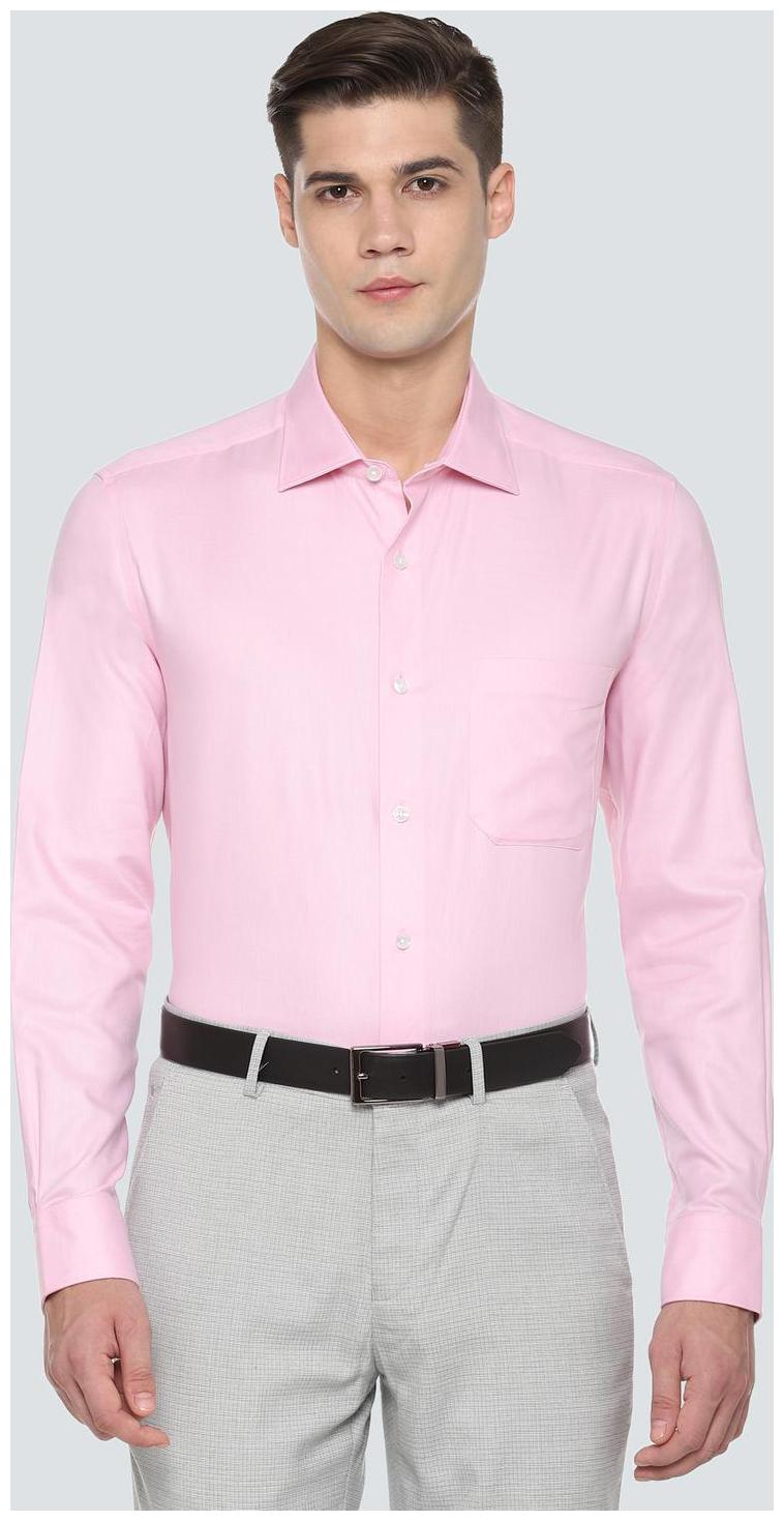 

Louis Philippe Men Regular fit Formal Shirt - Pink