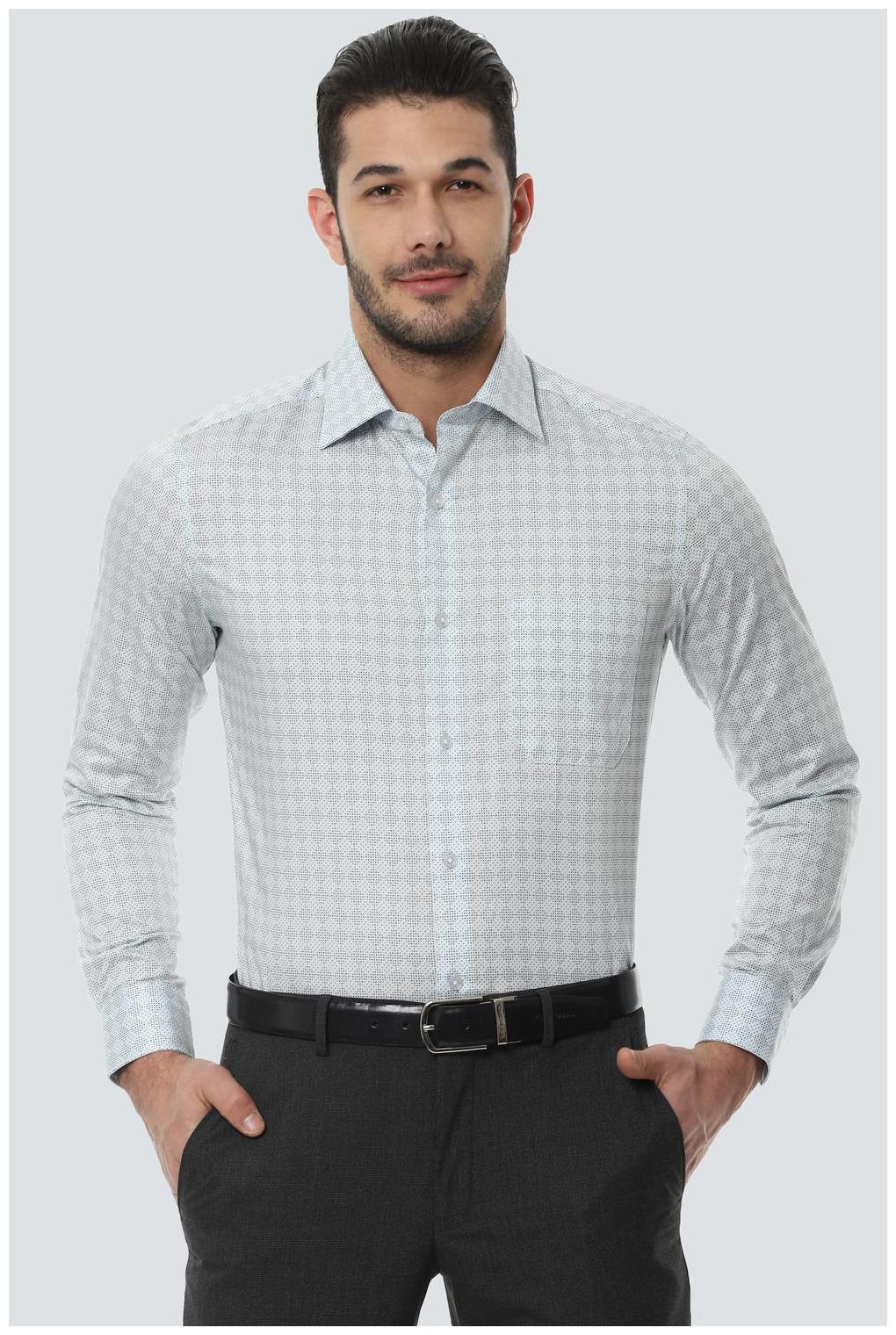 

Louis Philippe Men Regular fit Formal Shirt - Blue