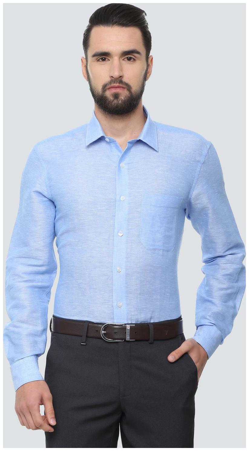 

Louis Philippe Men Slim fit Formal Shirt - Blue