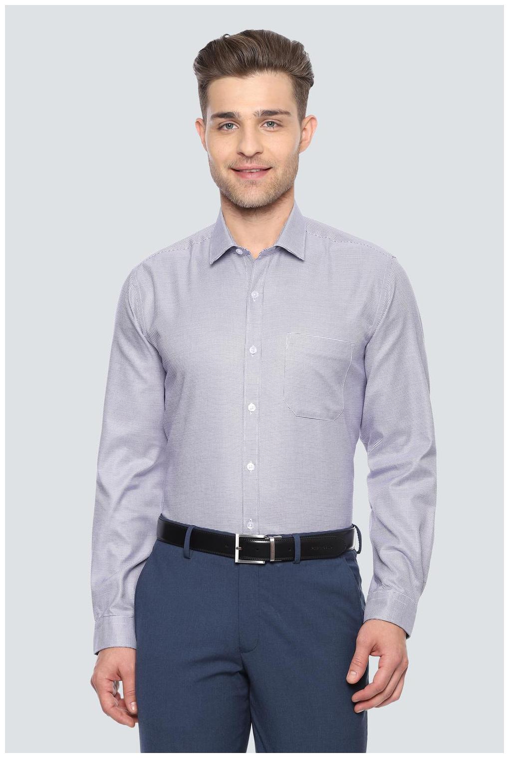 

Louis Philippe Men Slim fit Formal Shirt - Blue