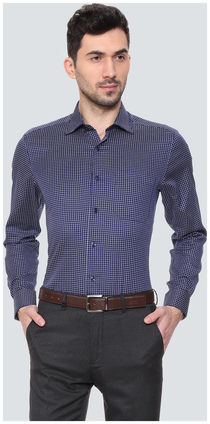 

Louis Philippe Men Regular fit Formal Shirt - Blue