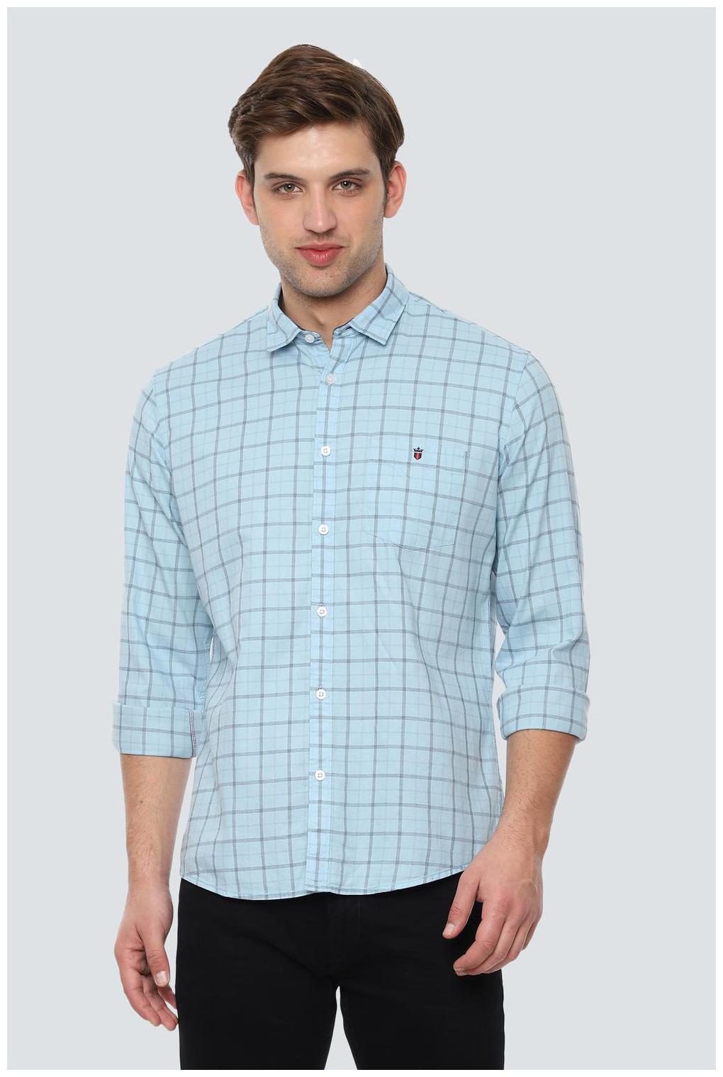 

Louis Philippe Blue Casual Shirt