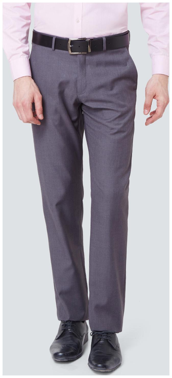 

Louis Philippe Men Solid Regular Fit Formal Trouser - Grey