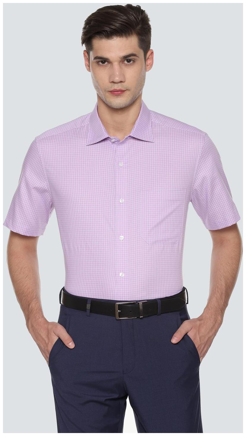 

Louis Philippe Men Regular fit Formal Shirt - Purple