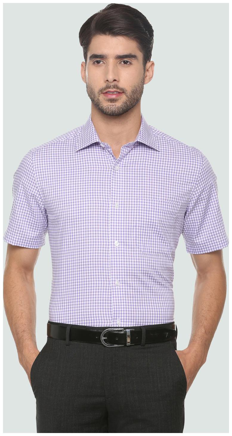 

Louis Philippe Men Regular fit Formal Shirt - Purple