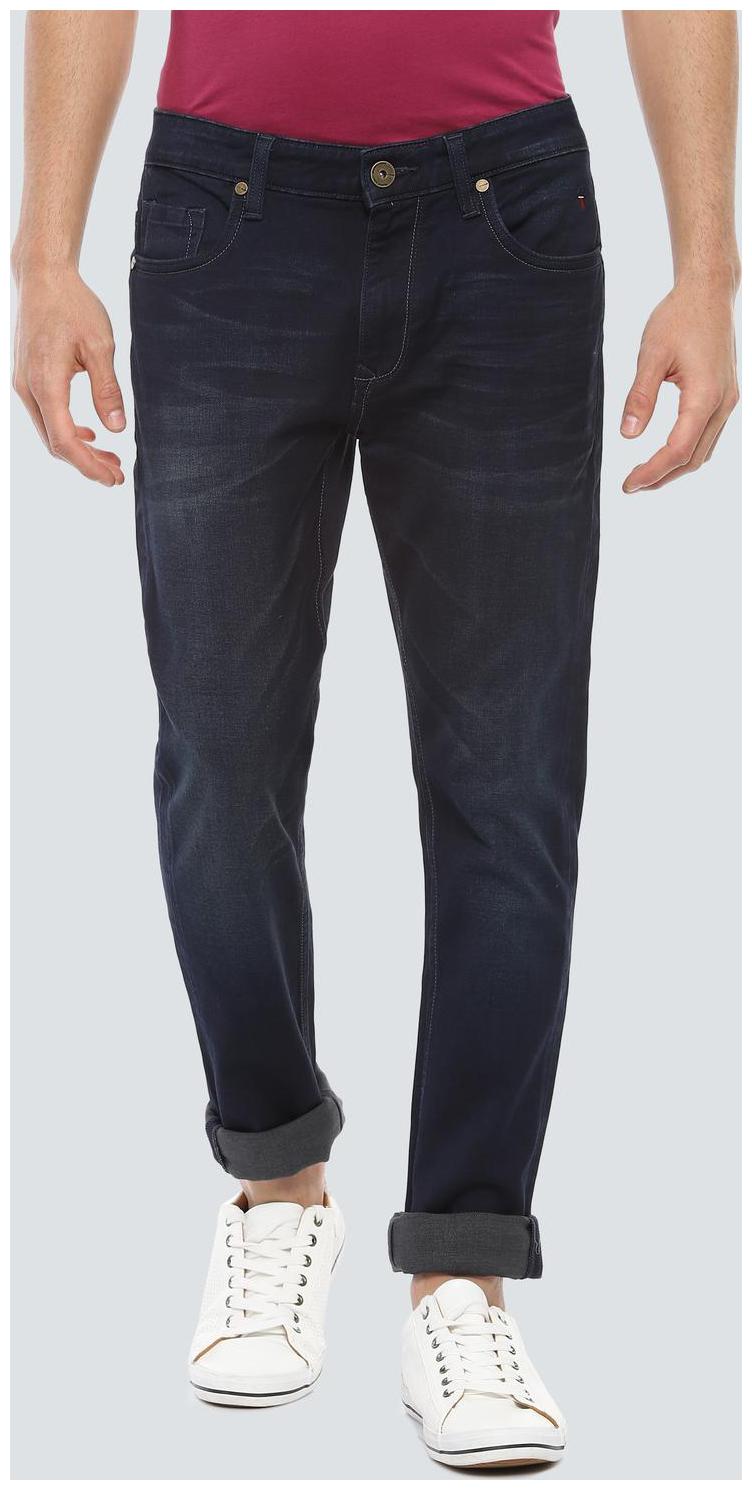 

Louis Philippe Men Navy Blue Super Skinny Fit Jeans