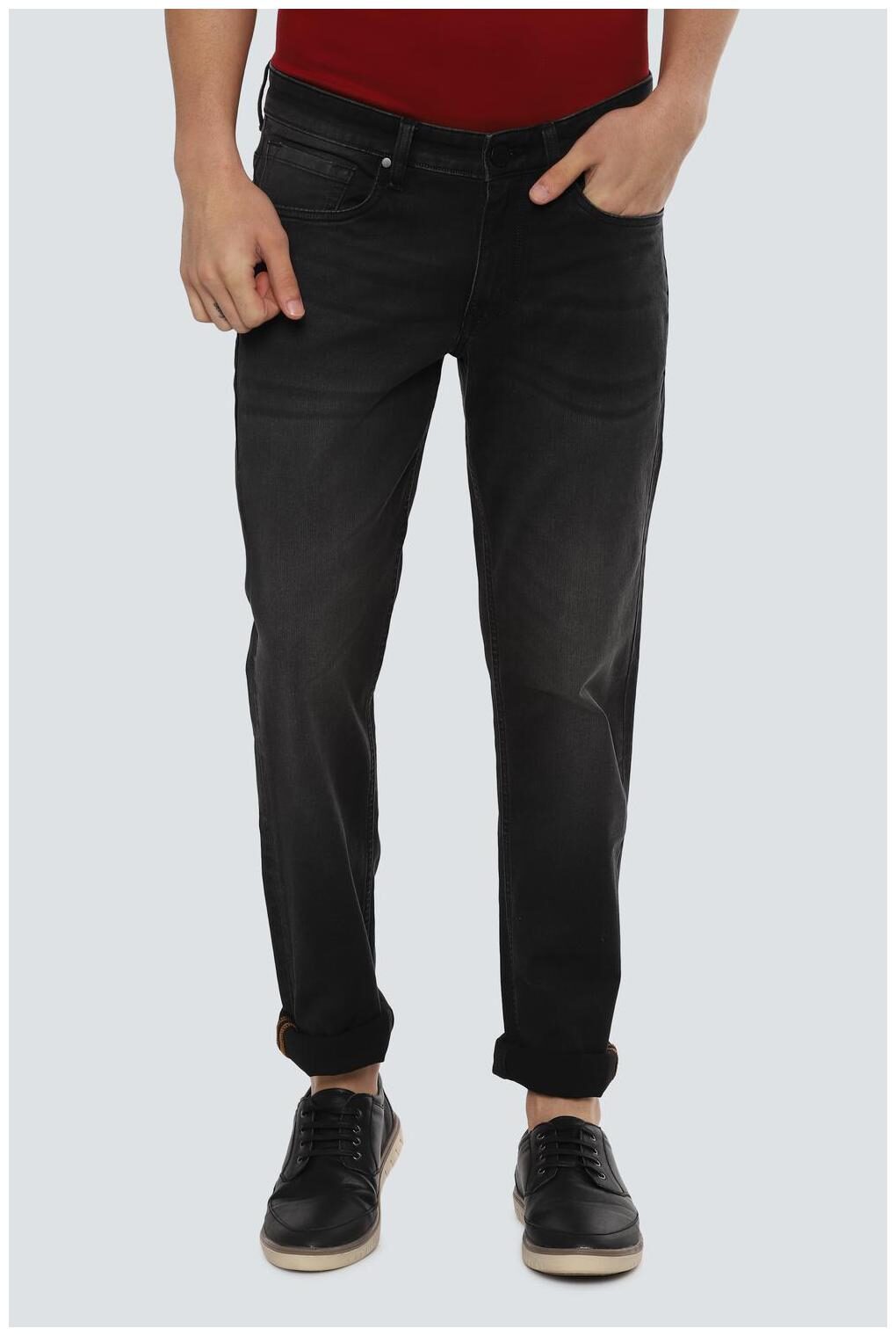 

Louis Philippe Men Black Slim Fit Jeans
