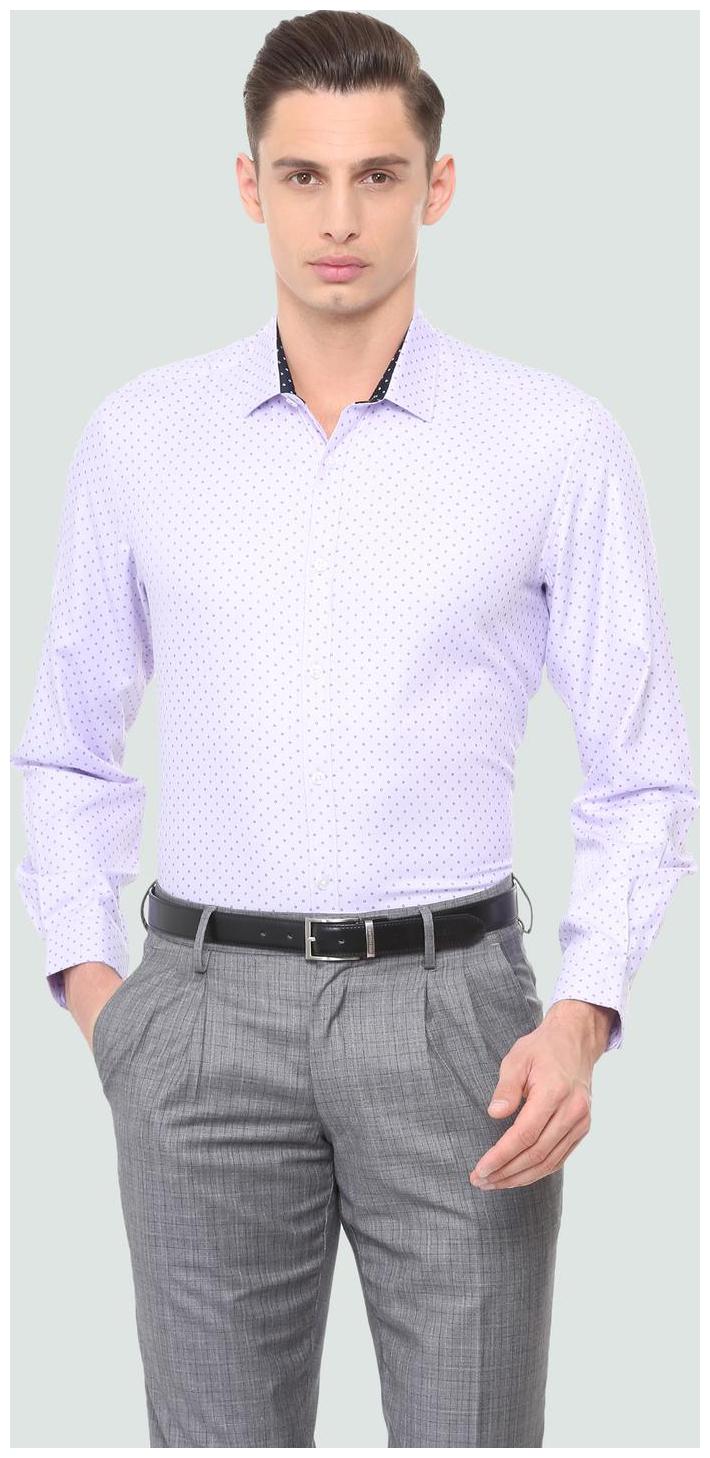 

Louis Philippe Men Slim fit Formal Shirt - Purple