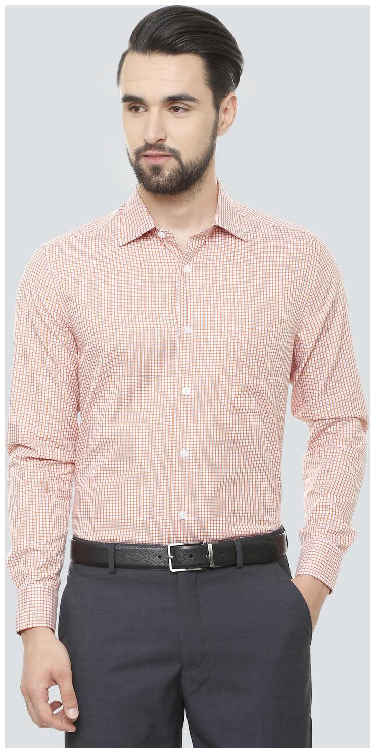 

Louis Philippe Men Regular fit Formal Shirt - Pink