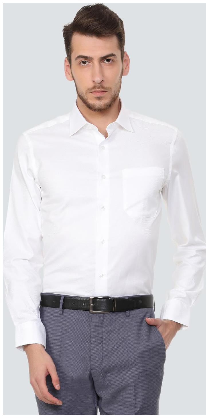 

Louis Philippe Men Regular fit Formal Shirt - White
