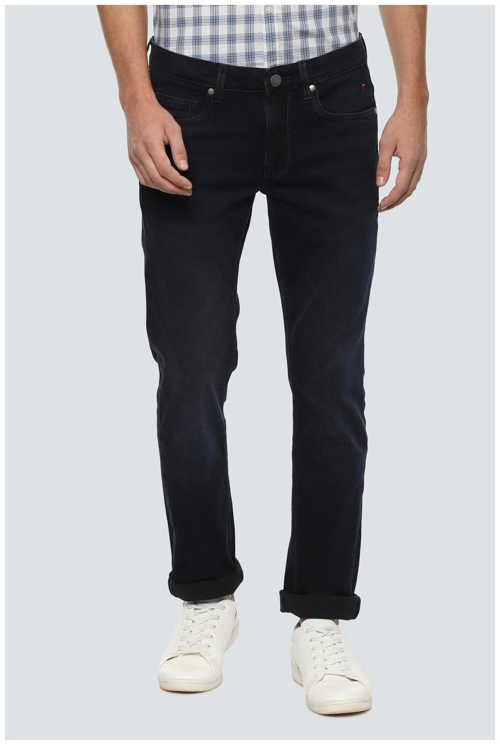 

Louis Philippe Men Navy Blue Slim Fit Jeans