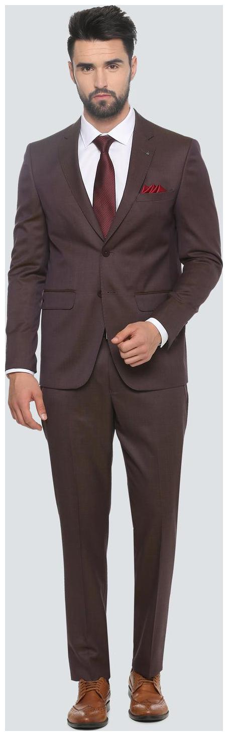 

Louis Philippe Maroon Two Piece Suit