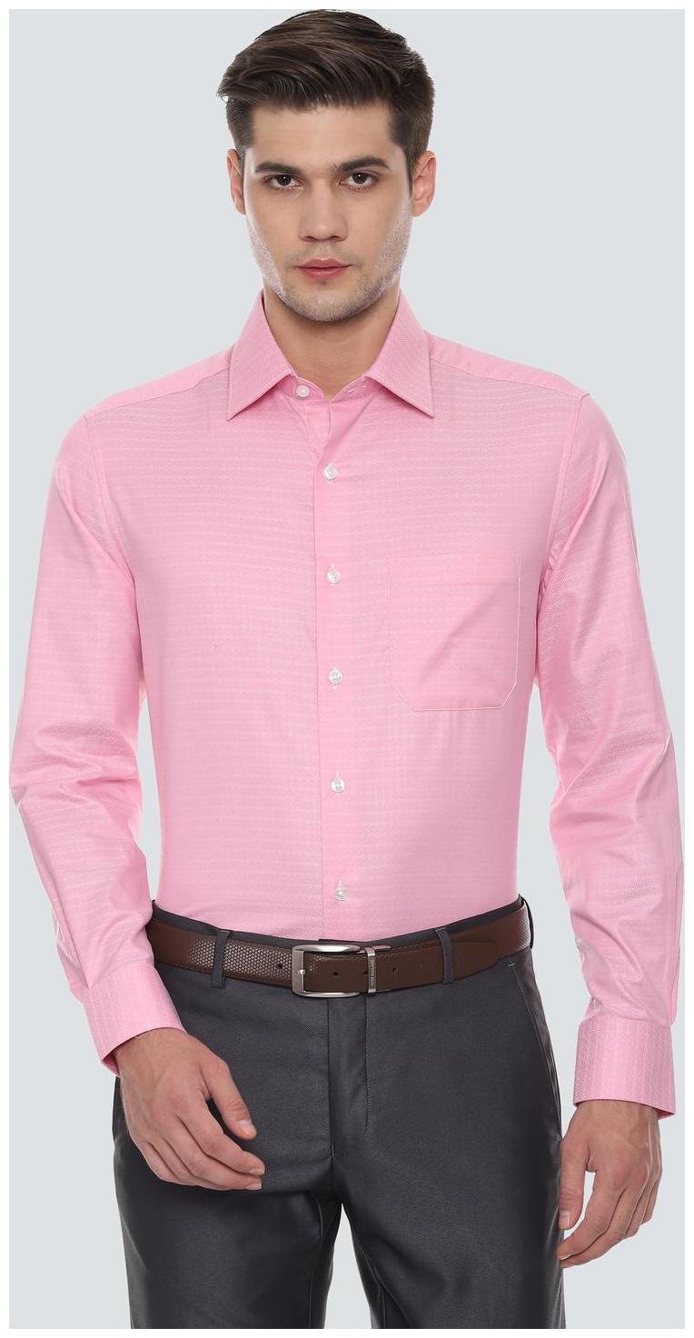 

Louis Philippe Men Regular fit Formal Shirt - Pink