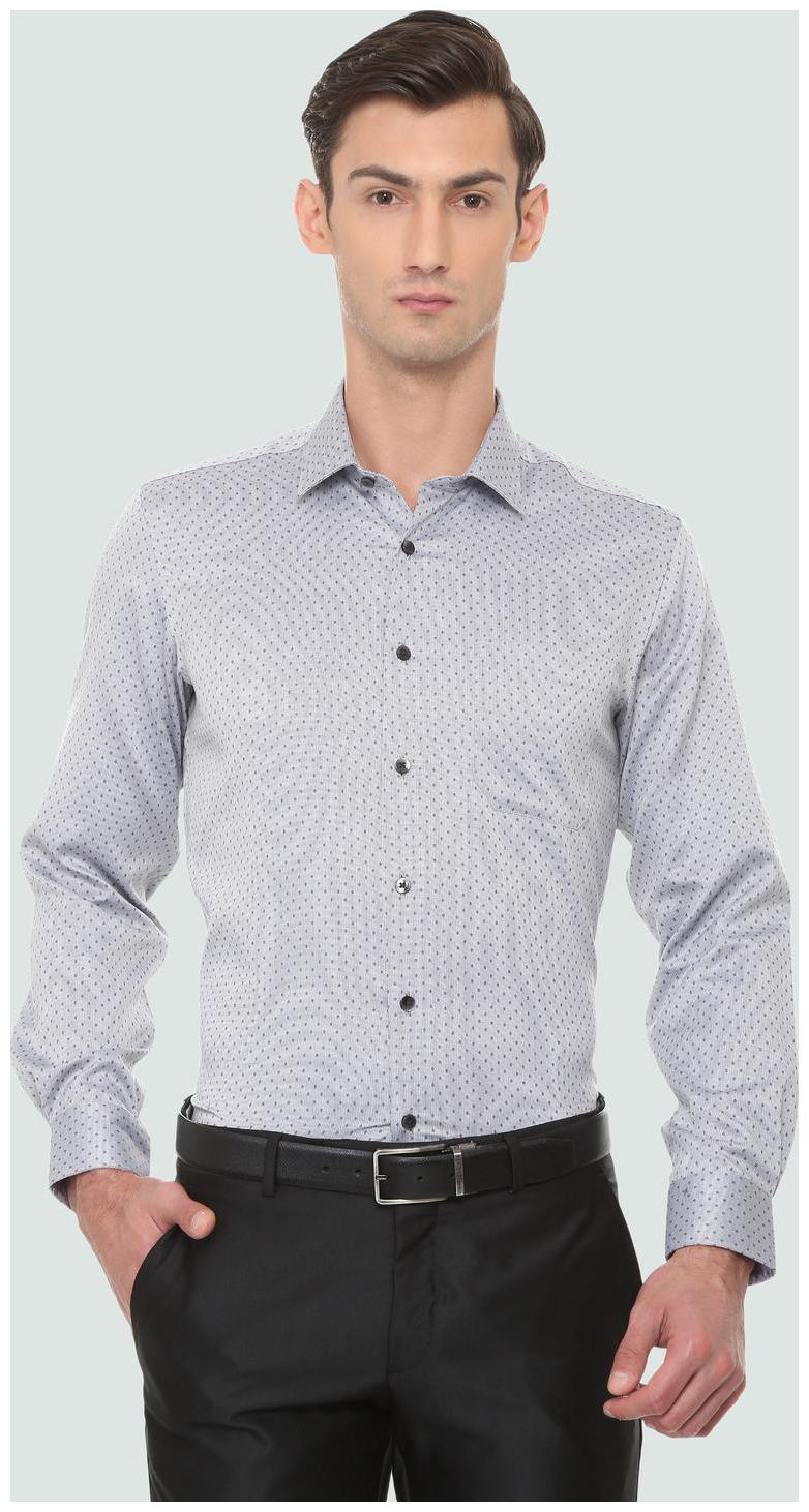 

Louis Philippe Men Slim fit Formal Shirt - Grey