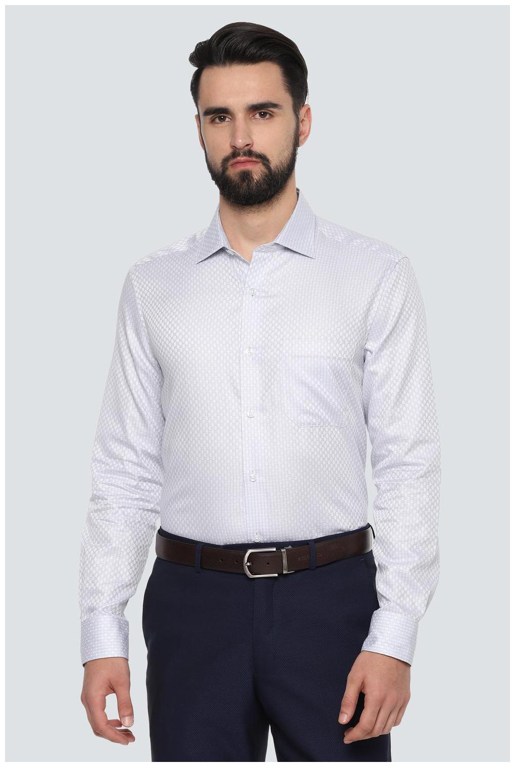 

Louis Philippe Men Regular fit Formal Shirt - Grey