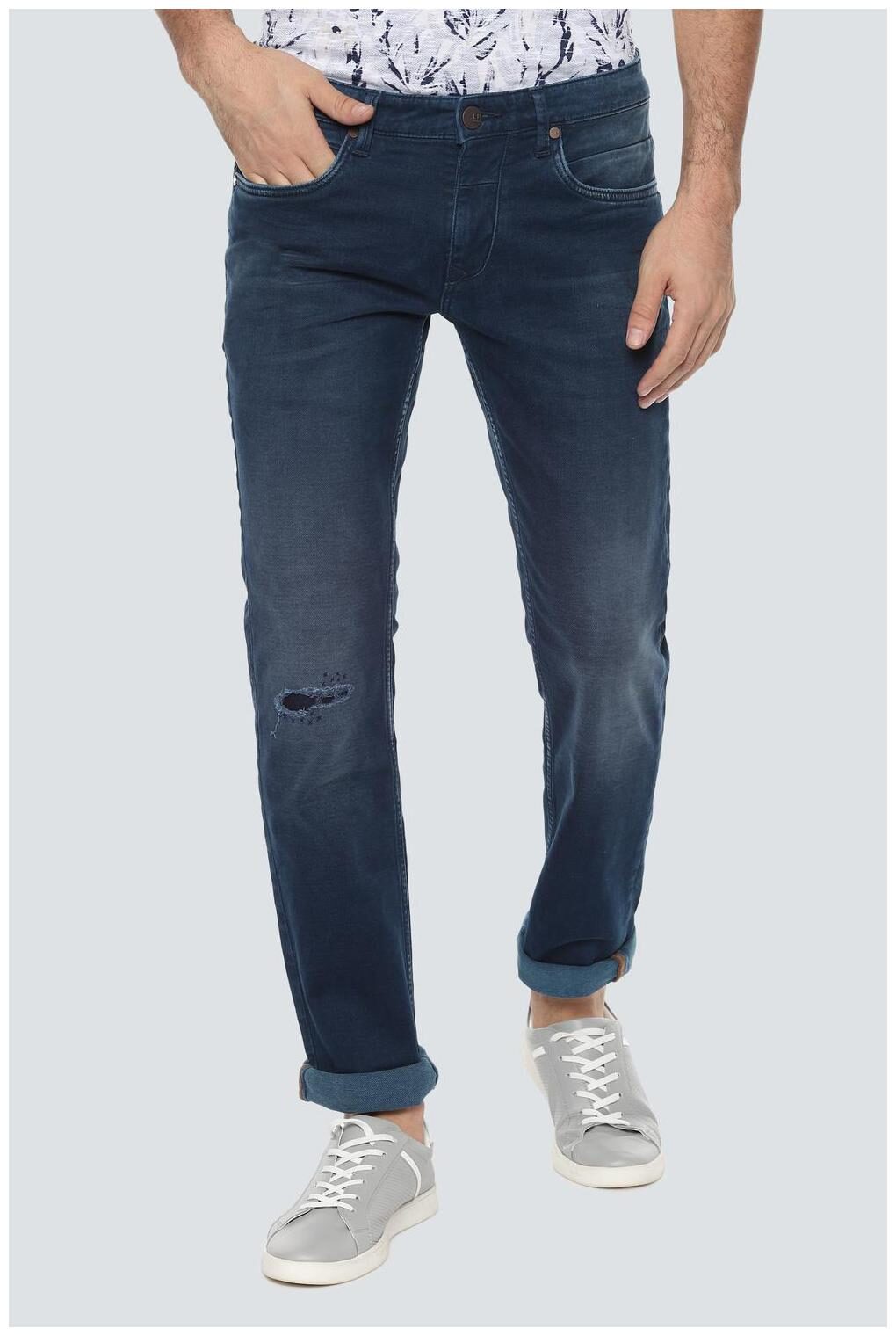 

Louis Philippe Men Blue Slim Fit Jeans