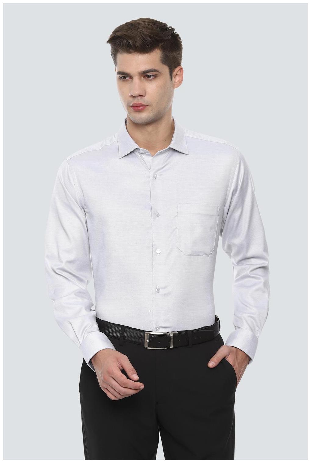 

Louis Philippe Men Slim fit Formal Shirt - Grey