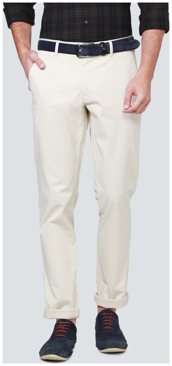 

Louis Philippe Cream Trousers