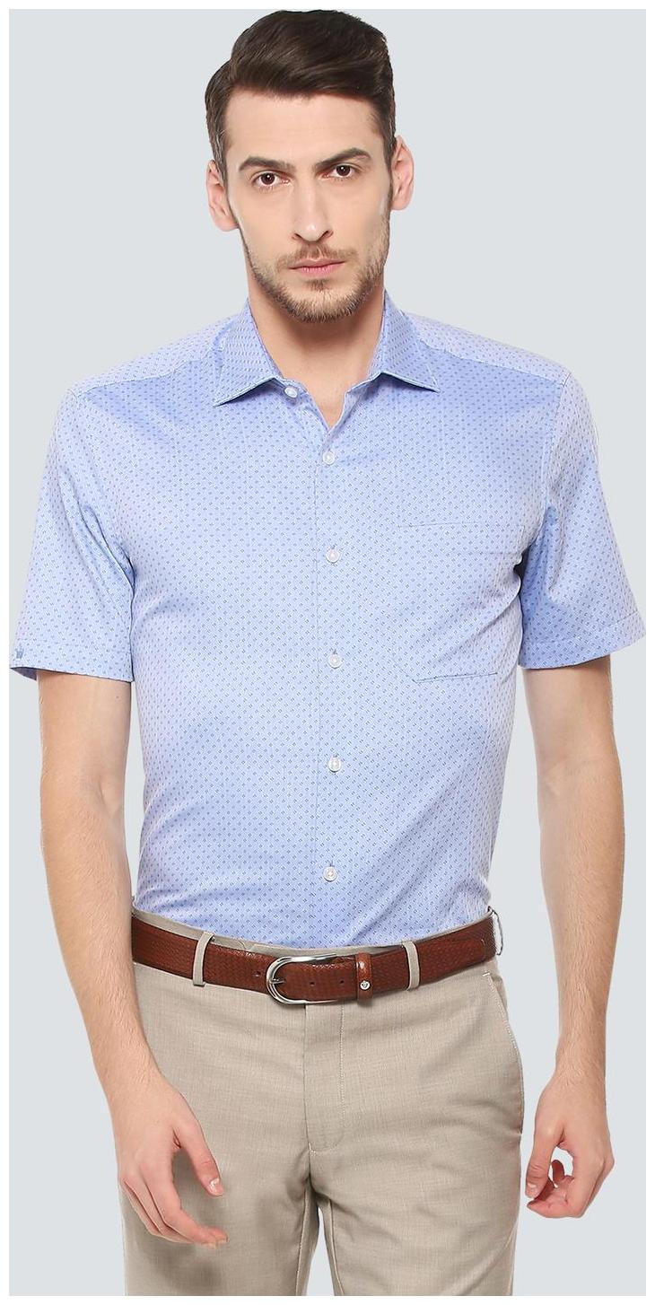 

Louis Philippe Men Regular fit Formal Shirt - Blue