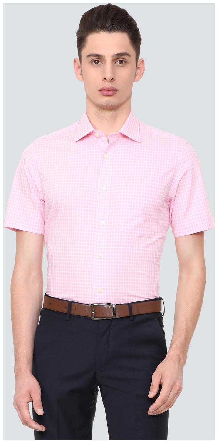 

Louis Philippe Men Regular fit Formal Shirt - Pink