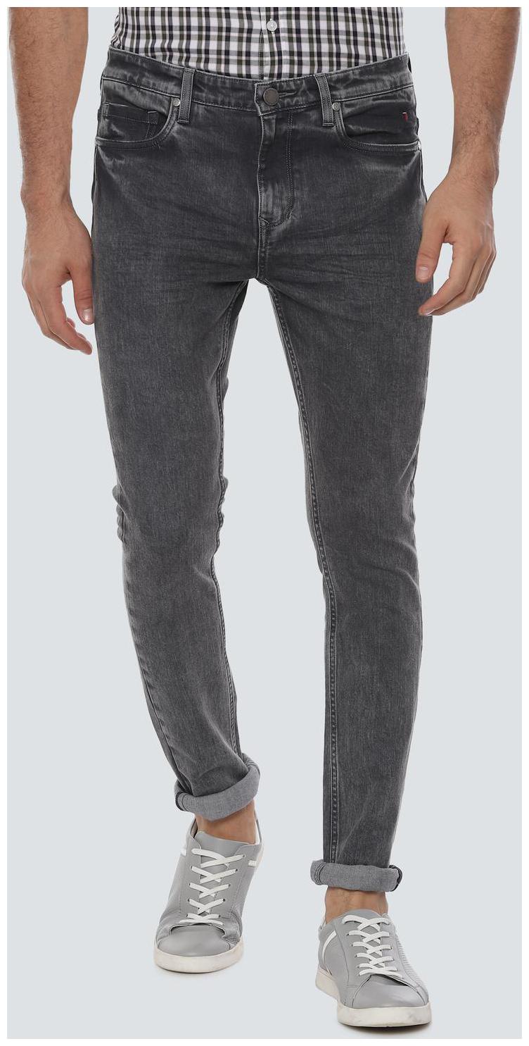 

Louis Philippe Men Grey Skinny Fit Jeans