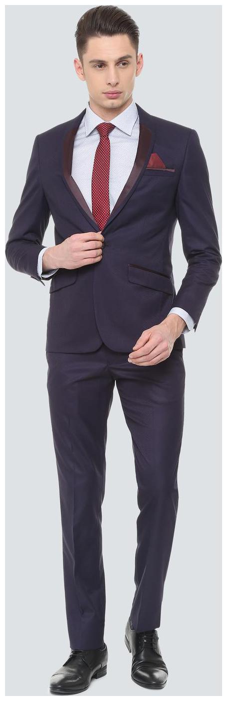 

Louis Philippe Purple Two Piece Suit
