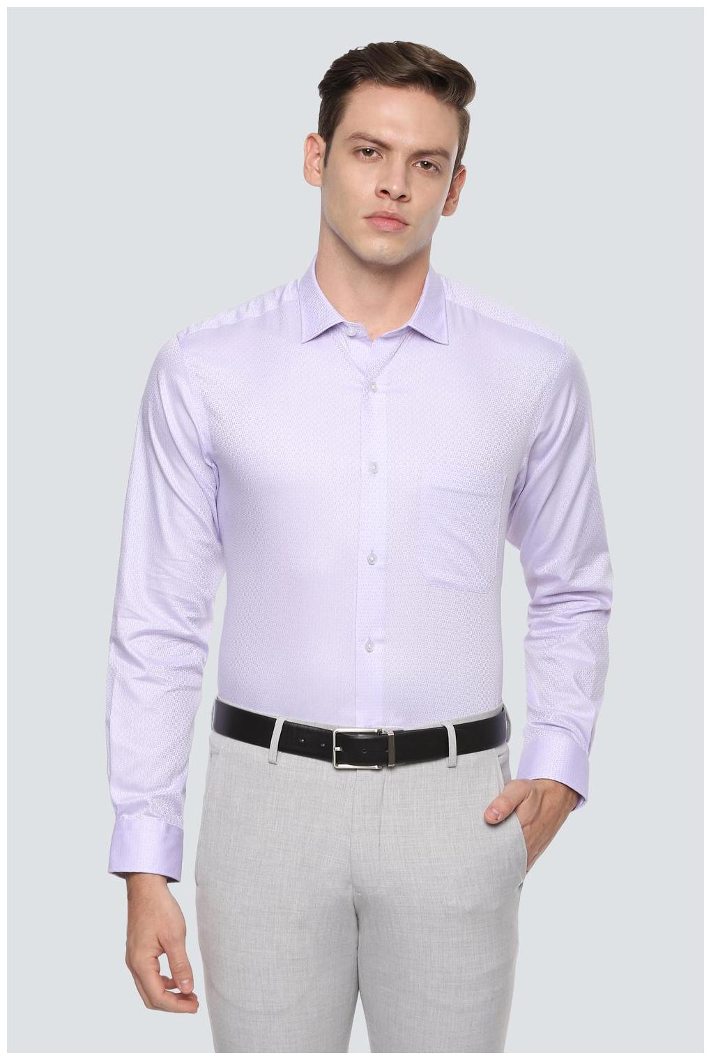 

Louis Philippe Men Slim fit Formal Shirt - Purple