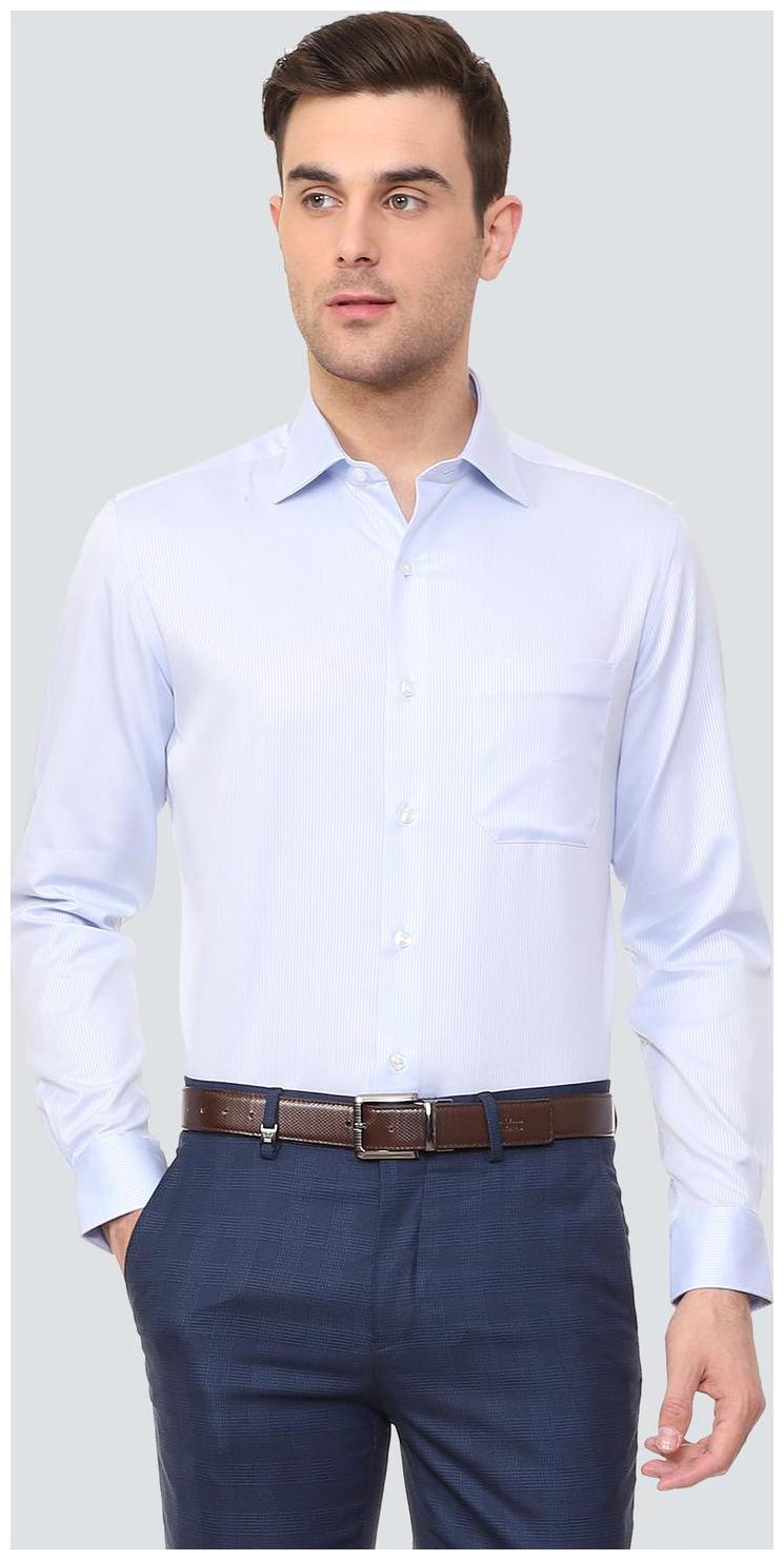 

Louis Philippe Men Regular fit Formal Shirt - Blue