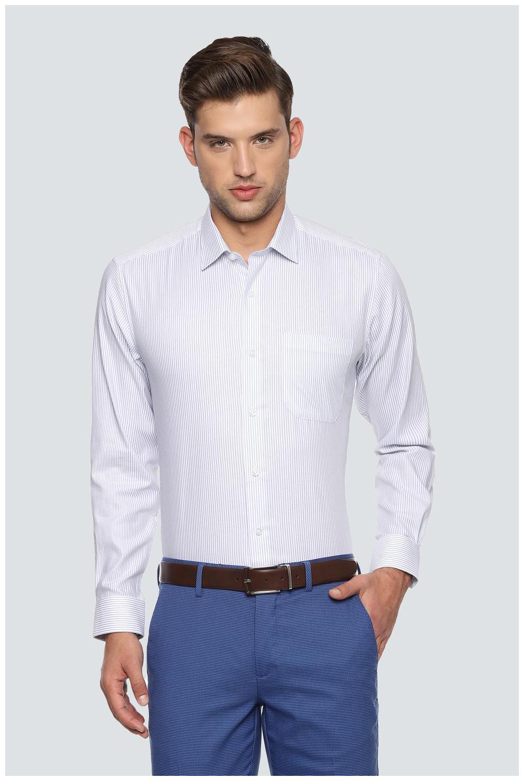 

Louis Philippe Men Slim fit Formal Shirt - White