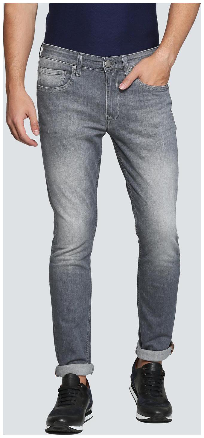 

Louis Philippe Men Grey Slim Fit Jeans