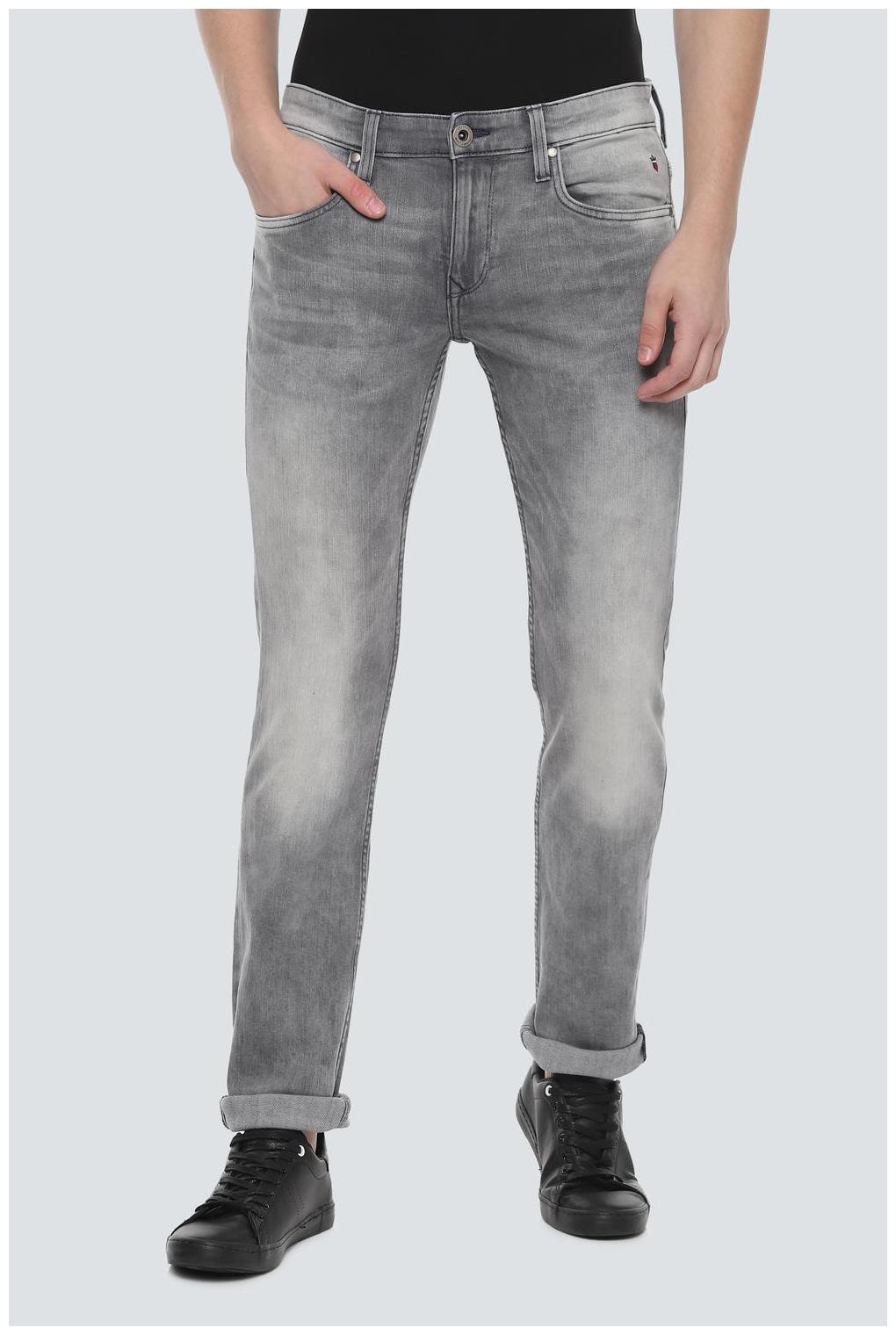 

Louis Philippe Men Grey Slim Fit Jeans