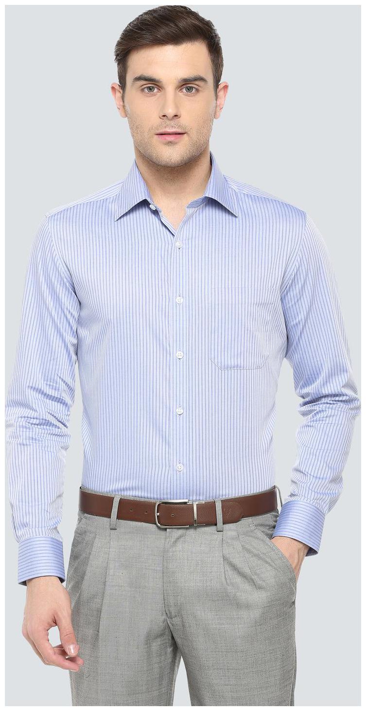 

Louis Philippe Men Regular fit Formal Shirt - Blue