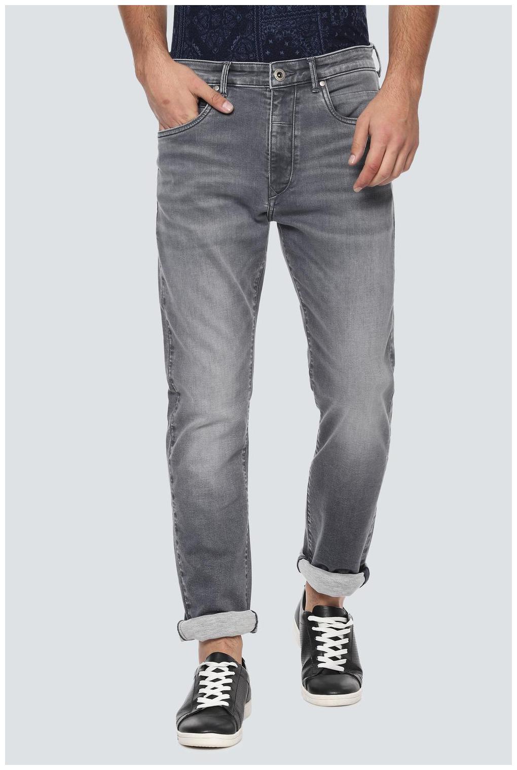 

Louis Philippe Men Grey Slim Fit Jeans