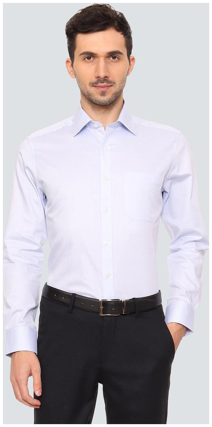 

Louis Philippe Men Regular fit Formal Shirt - Blue