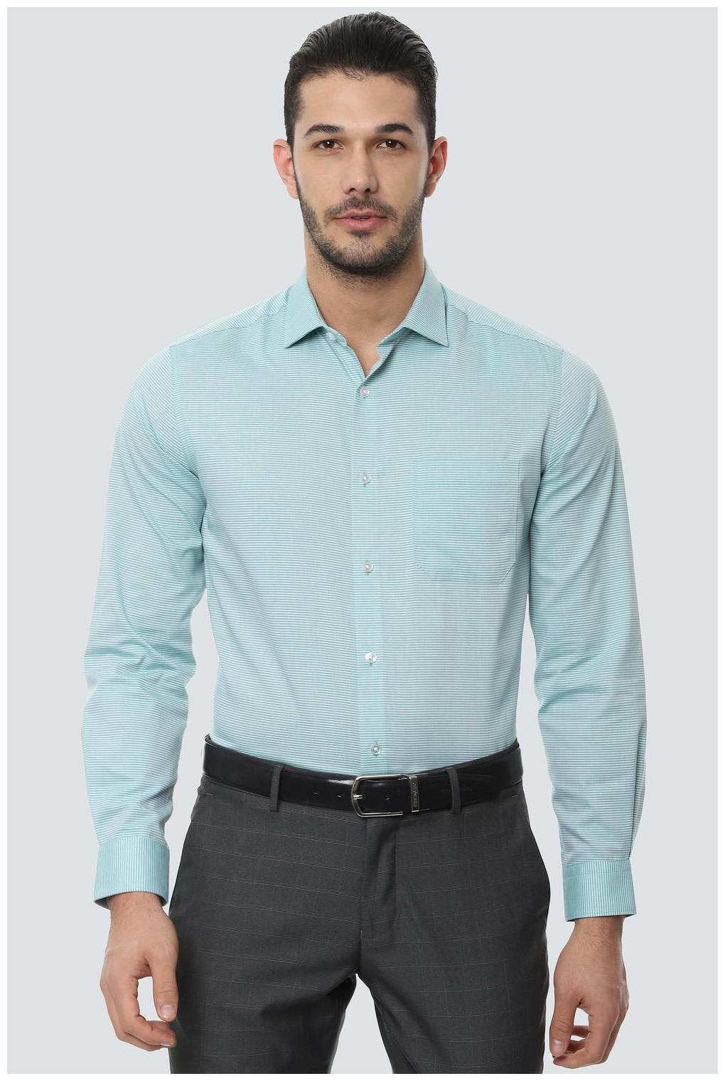

Louis Philippe Men Slim fit Formal Shirt - Green
