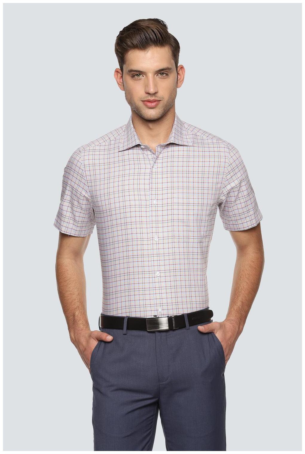 

Louis Philippe Men Regular fit Formal Shirt - White