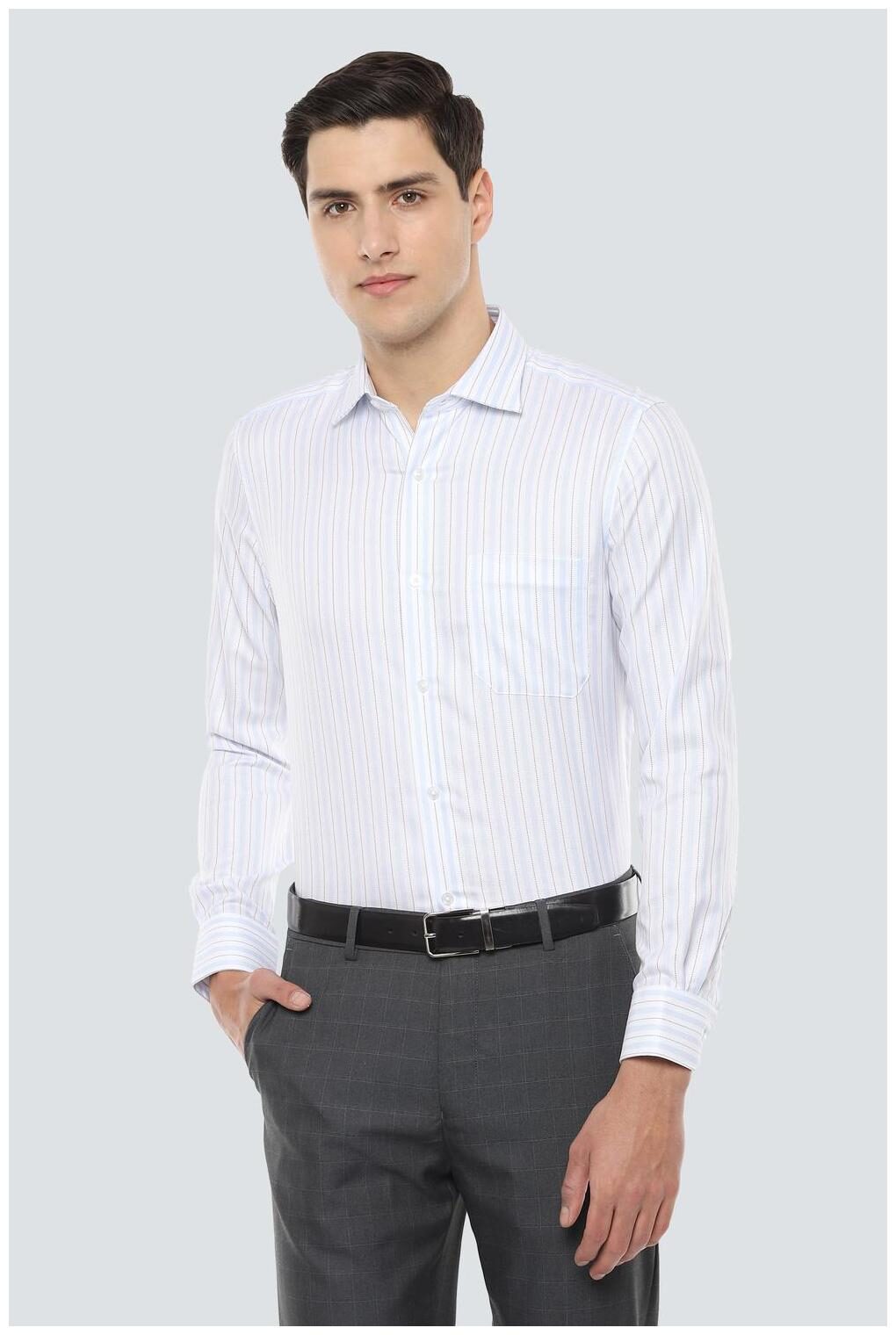 

Louis Philippe Men Regular fit Formal Shirt - White