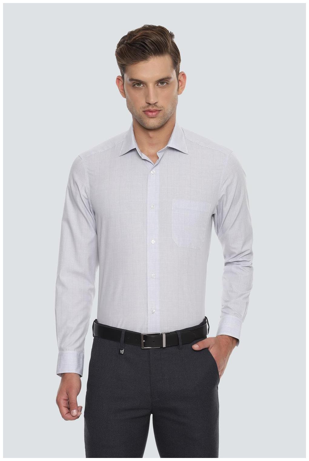

Louis Philippe Men Regular fit Formal Shirt - Grey