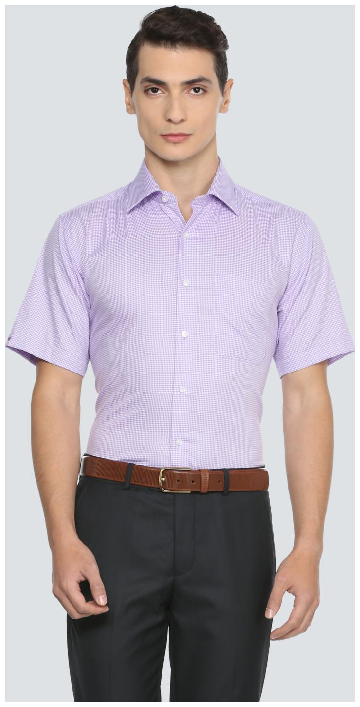 

Louis Philippe Men Slim fit Formal Shirt - Purple