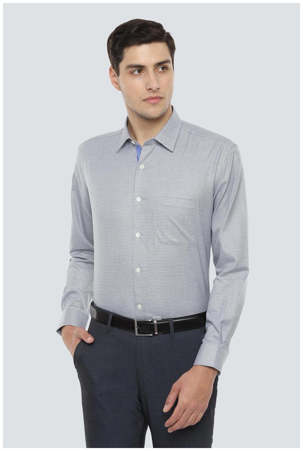 

Louis Philippe Men Regular fit Formal Shirt - Grey