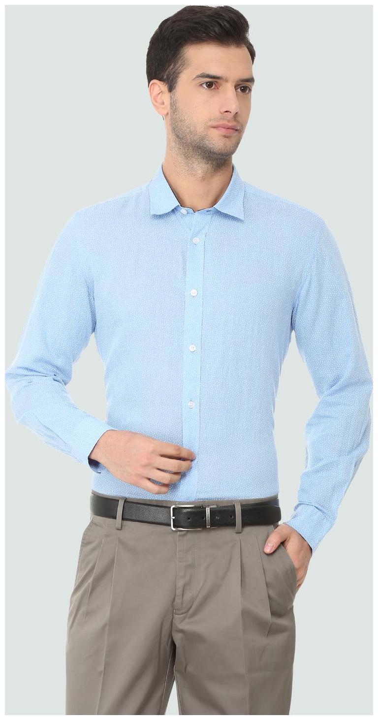 

Louis Philippe Men Slim fit Formal Shirt - Blue