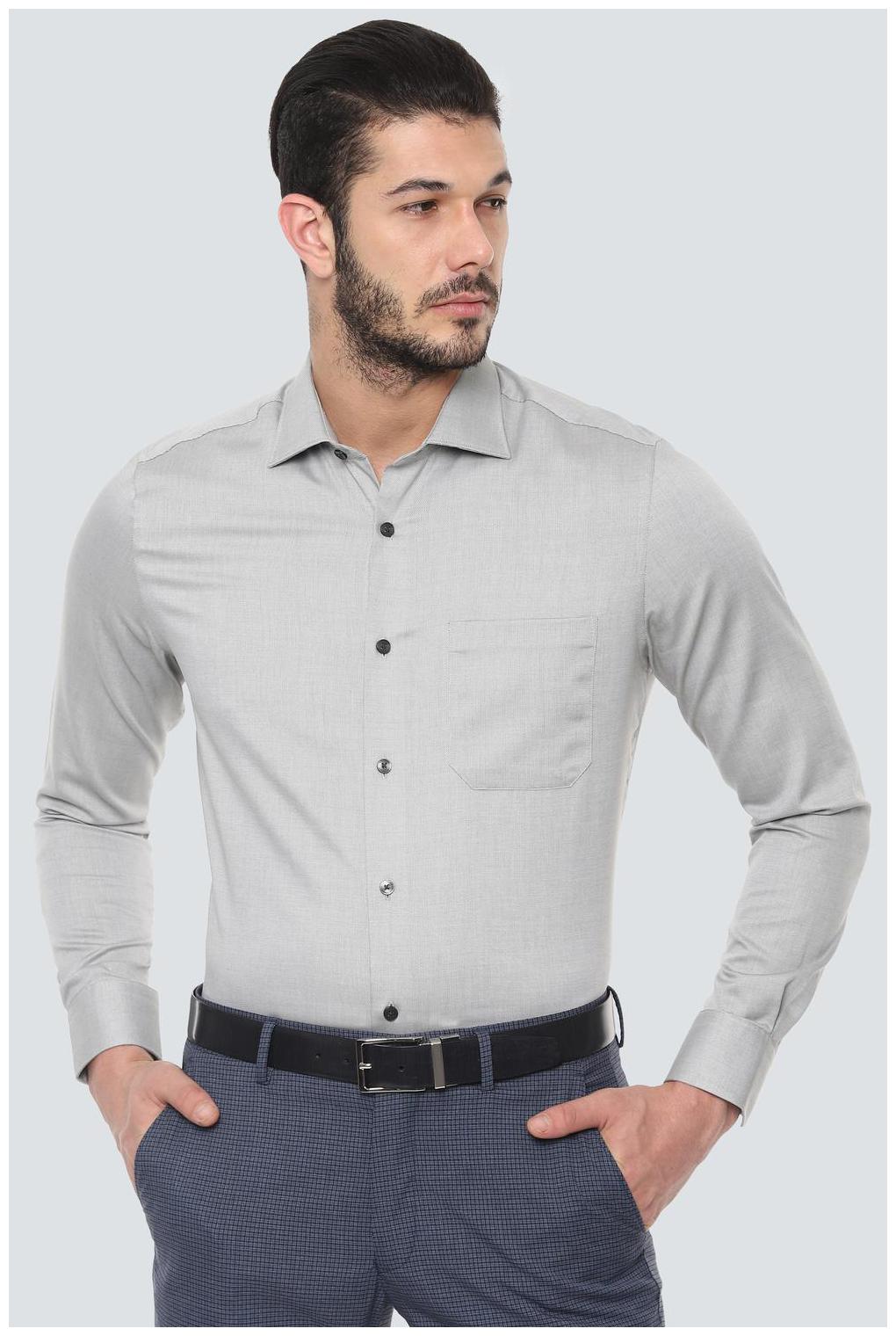 

Louis Philippe Men Regular fit Formal Shirt - Grey