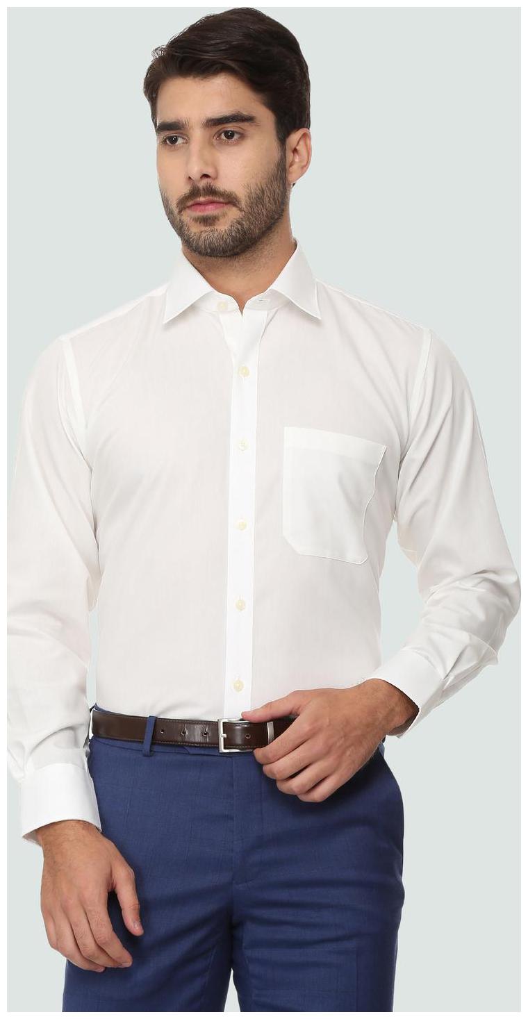 

Louis Philippe Men Regular fit Formal Shirt - White