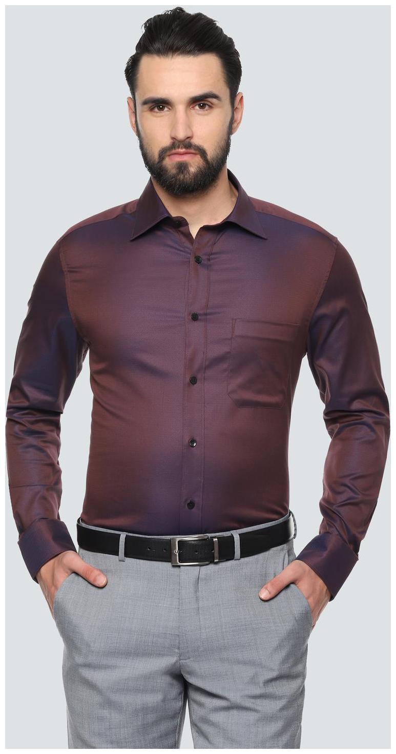 

Louis Philippe Men Regular fit Formal Shirt - Purple